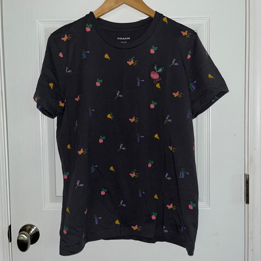 Coach Garden Print T Shirt